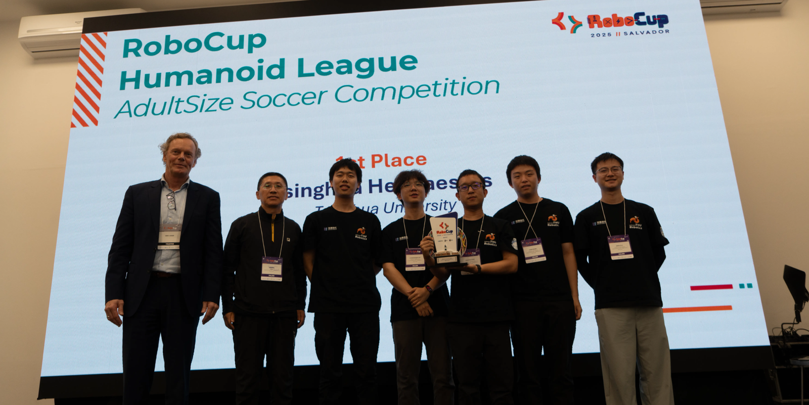 "World Cup 'Adultsize' Category Champion" - Hephaestus Team from Tsinghua University